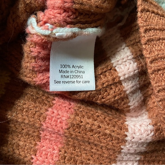 Striped cozy shaker knit sweater - Picture 3 of 3